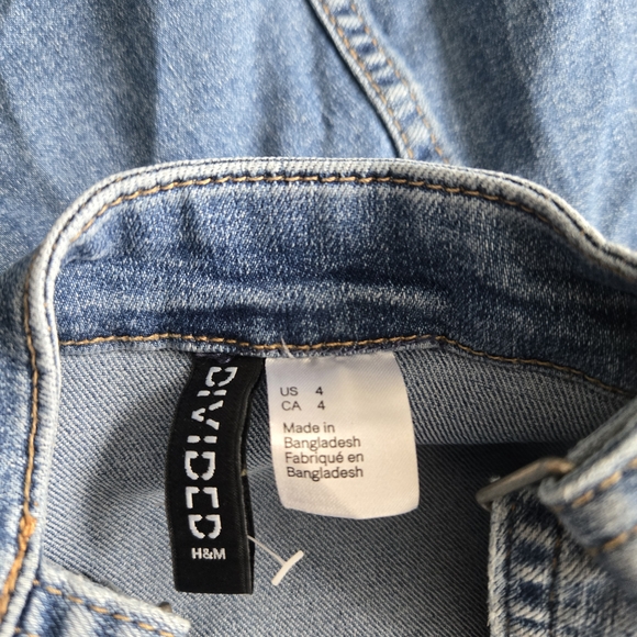 H&M Blue Denim Overall Dress - Picture 4 of 4